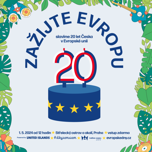 Ostrovy kromě hudby všemožných žánrů nabídnou i oslavu dvaceti let Česka v Evropské unii